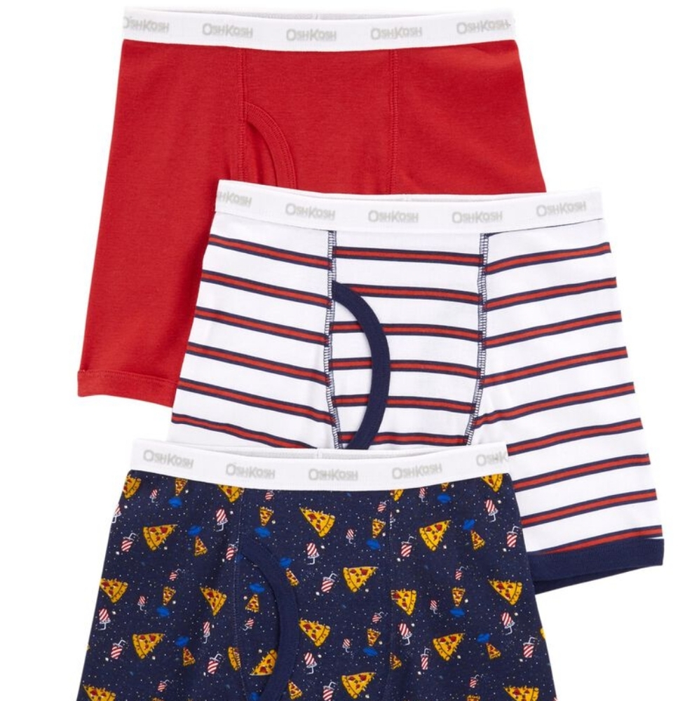 OSHKOSH B'gosh3-Pack Cotton Boxer Briefs 2-3YRS